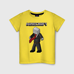 Детская футболка Слендермен - Minecraft