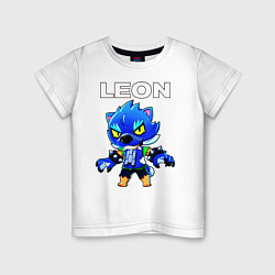 Детская футболка Brawl Stars LEON