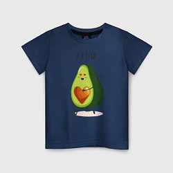 Детская футболка Аовокадо любовь