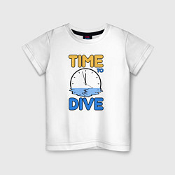 Детская футболка Time to dive