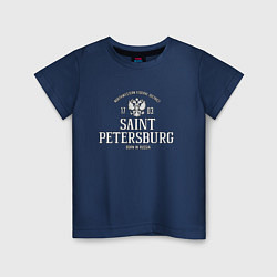 Детская футболка Санкт-ПетербургBorn in Russia