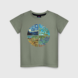 Детская футболка Ван Гог Картины