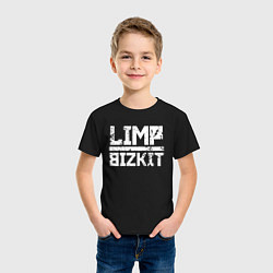 Футболка хлопковая детская LIMP BIZKIT, цвет: черный — фото 2