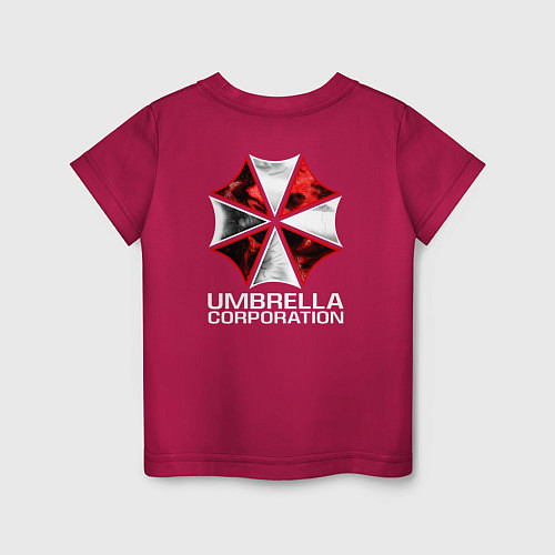 Детская футболка UMBRELLA CORPспина / Маджента – фото 2