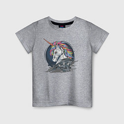 Детская футболка Единорог Rock