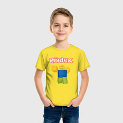 Футболка хлопковая детская ROBLOX, цвет: желтый — фото 2