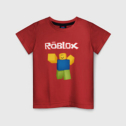 Футболка хлопковая детская ROBLOX, цвет: красный
