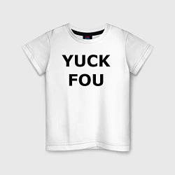 Детская футболка YUCK FOU