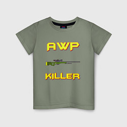 Детская футболка AWP killer 2