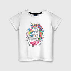 Детская футболка Unicorn Power Единорог