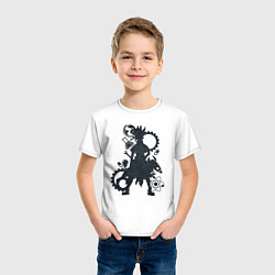 Футболка хлопковая детская Доктор Стоун, цвет: белый — фото 2