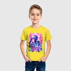 Футболка хлопковая детская Muse, цвет: желтый — фото 2