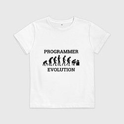 Детская футболка Эволюция программиста