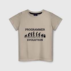 Детская футболка Эволюция программиста