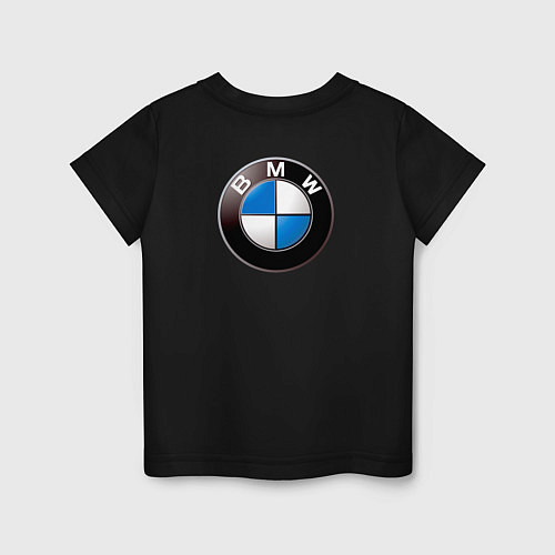 Детская футболка BMW оскал / Черный – фото 2