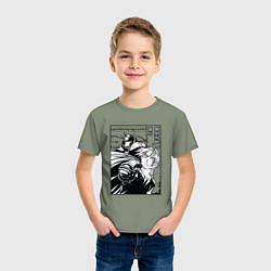 Футболка хлопковая детская Elric, Fullmetal Alchemist, цвет: авокадо — фото 2