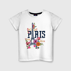 Детская футболка Париж