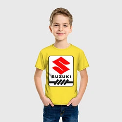 Футболка хлопковая детская Suzuki, цвет: желтый — фото 2