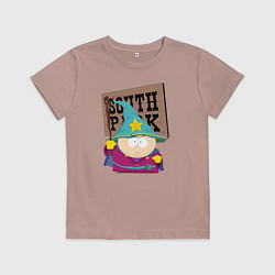 Футболка хлопковая детская ЮЖНЫЙ ПАРК, цвет: пыльно-розовый