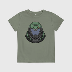 Футболка хлопковая детская Палач Рока, цвет: авокадо