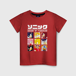 Детская футболка Японский Sonic