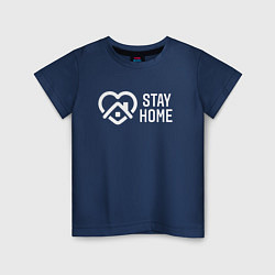 Детская футболка INSTAGRAM STAY HOME