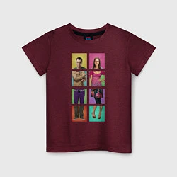 Детская футболка Big Bang Theory collage