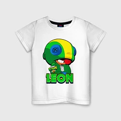 Детская футболка LEON - BRAWL STARS