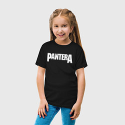 Футболка хлопковая детская PANTERA, цвет: черный — фото 2