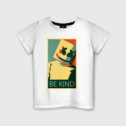 Детская футболка Marshmello - Be Kind