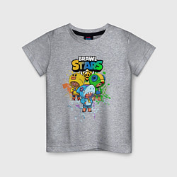 Детская футболка Brawl Stars Leon Trio