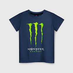 Футболка хлопковая детская MONSTER ENERGY, цвет: тёмно-синий