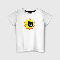 Футболка хлопковая детская Serious Sam 4, цвет: белый