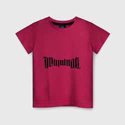 Детская футболка Амбиграмма Иллюминати