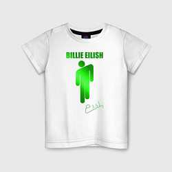 Детская футболка Billie Eilish автограф