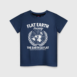 Детская футболка Сообщество Плоской Земли