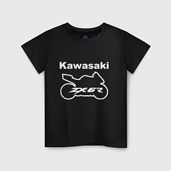 Футболка хлопковая детская KAWASAKI Z, цвет: черный