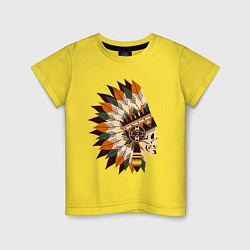 Детская футболка Индейские мотивы арт