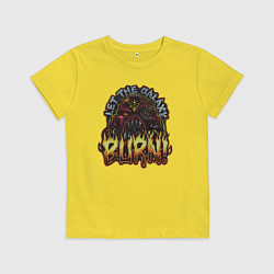 Детская футболка Lets the galaxy burn