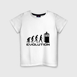 Детская футболка Tardis evolution