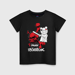 Детская футболка Свинка Пигги из Roblox