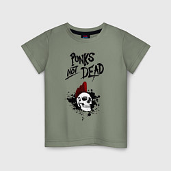 Детская футболка Punks not dead