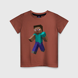 Детская футболка Minecraft персонаж
