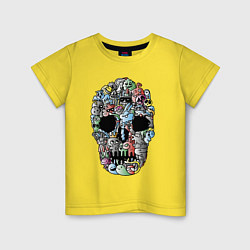 Детская футболка Tosh Cool skull