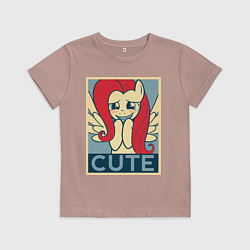 Детская футболка Fluttershy cute