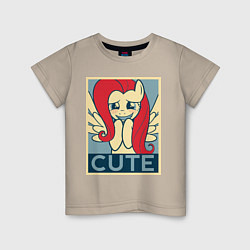 Детская футболка Fluttershy cute