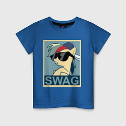 Детская футболка Rainbow Dash swag