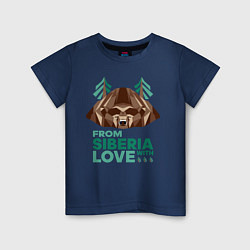 Детская футболка Из Сибири с любовью