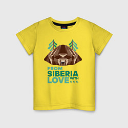Детская футболка Из Сибири с любовью