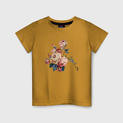 Детская футболка Цветы, арт